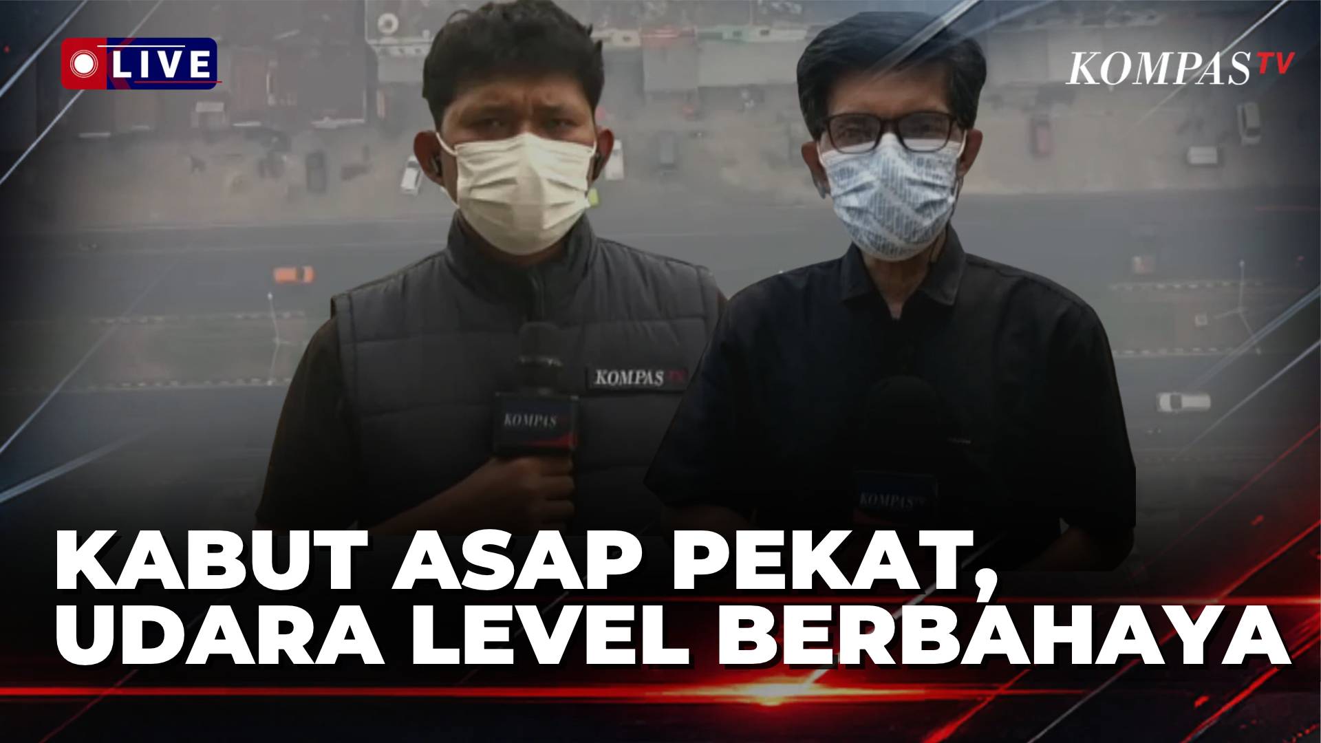 Situasi Terkini Kondisi Udara di Palangka Raya dan di Palembang, Kualitas Udara Level Berbahaya