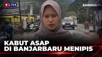 Kondisi Cuaca di Banjarbaru Pasca Hujan, Kabut Asap Menipis