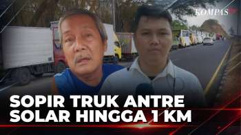 Antrean Solar Mengular Hingga 1 Km di Manado, Sopir Truk Menunggu Berjam-jam | KOMPAS SIANG