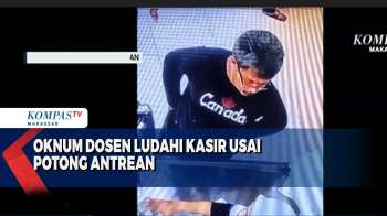 Oknum Dosen Ludahi Kasir Usai Potong Antrean