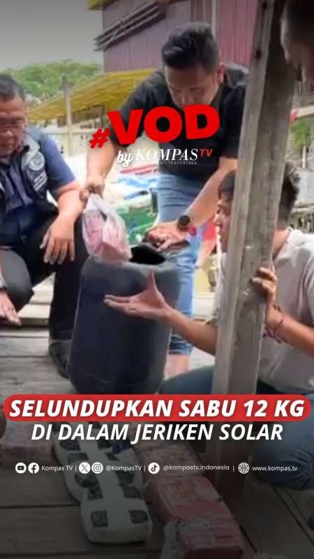 POLISI GAGALKAN PENYELUNDUPAN SABU 12 KG DI DALAM JERIKEN SOLAR
