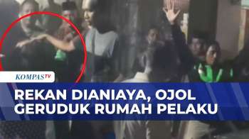Geram! Rekan Dibacok, Puluhan Driver Ojol Geruduk Rumah Pelaku Di Bantul | BERUT