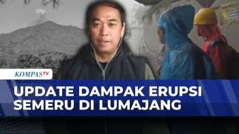 Abu Vulkanik Semeru Tutupi Jembatan Besuk Kobokan, Polisi Lakukan Buka-Tutup Jalan