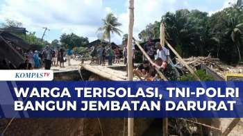 TNI-Polri Bangun Jembatan Darurat Untuk Evakuasi Warga Terisolasi Di Sumut | BERITA UTAMA