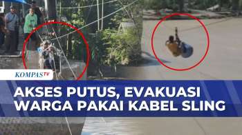 Dramatis! Evakuasi Korban Banjir Aceh dengan Kabel Sling Buntut Akses Terputus | SAPA MALAM