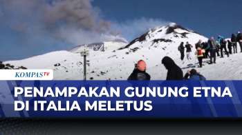 Potret Letusan Ringan Gunung Etna Jadi Daya Tarik Wisata Di Italia | KOMPAS PAGI