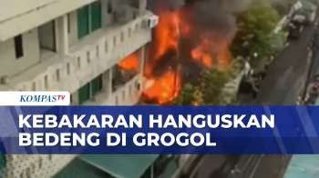 Bedeng Di Grogol Petamburan Jakarta Barat Terbakar, Belasan Damkar Dikerahkan | BERUT