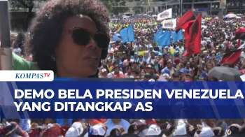 Demo Besar Di Venezuela: Massa Pro-Chavez Tuntut Pembebasan Nicolas Maduro Dan Cilia Flores