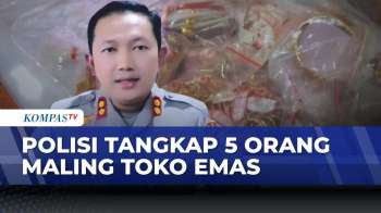 5 Pelaku Pembobolan Toko Emas Ditangkap, Polisi Kembalikan Barang Curian Ke Korban | SAPA PAGI