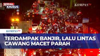 Hujan Guyur Jakarta, Jalan Padjaitan Cawang Lumpuh Total Akibat Banjir | BERUT