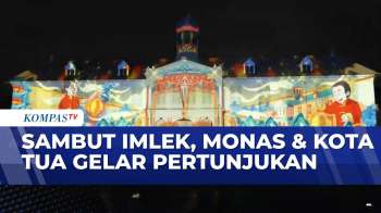 Warga Terpesona Lihat Pertunjukan “Video Mapping” Di Monas & “Light Festival” Di Kota Tua