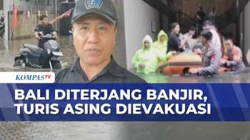 Kondisi Terkini Banjir Rendam Kuta Bali, Wisatawan Dievakuasi Dengan Perahu Karet | SAPA PAGI
