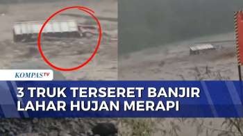 Hujan Deras Sebabkan Banjir Lahar Hujan Merapi, Truk Terseret Dan 4 Orang Hilang | SAPA MALAM