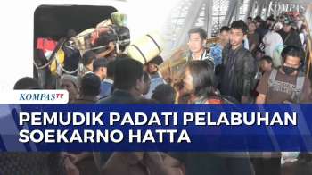 Terjadi Lonjakan Jumlah Pemudik Di Pelabuhan Soekarno Hatta Makassar Pada 18 Maret 2026