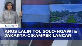 Terbaru! Arus Lalu Lintas Tol Jakarta-Cikampek Dan Solo-Ngawi Lancar Di Hari Pertama Lebaran