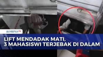Dramatis! Proses Evakuasi 3 Mahasiswi Terjebak Di Dalam Lift Yang Mendadak Mati| BERUT