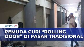 “Rolling Door” Di Pasar Tradisional Dicuri Untuk Pesta Miras | BORGOL