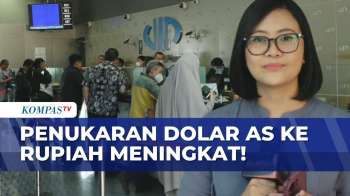 Rupiah Melemah, Penjualan Dolar AS Di Money Changer Meningkat Sebulan Terakhir | KOMPAS SIANG