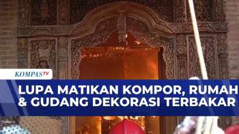 Gudang Dekorasi di Pamulang Terbakar Akibat Lupa Matikan Kompor | BERITA UTAMA