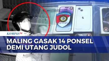 Demi Bayar Utang Judol, Pria Curi 14 Smartphone dari Konter HP di Malang | BERUT