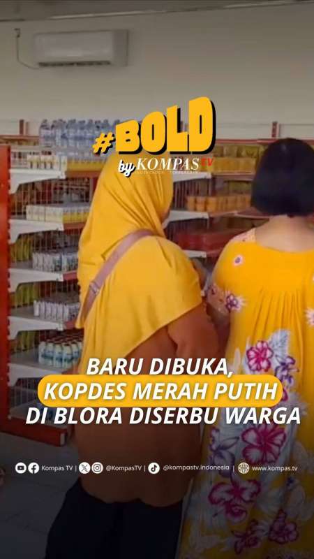 BARU DIBUKA, KOPDES MERAH PUTIH DI BLORA DISERBU WARGA