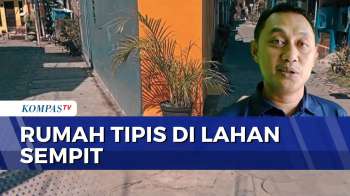 Penampakan Rumah Tipis Di Lahan Sempit Di Surabaya Jadi Viral | SAPA SIANG