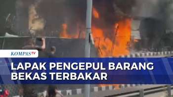 Lapak Pengepul Barang Bekas Di Kemayoran Terbakar, 21 Mobil Pemadam Dikerahkan Ke Lokasi
