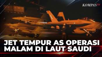 Operasi Malam Di Atas Kapal USS George Washington, Pesawat Militer AS Lepas Landas Dari Kapal Induk