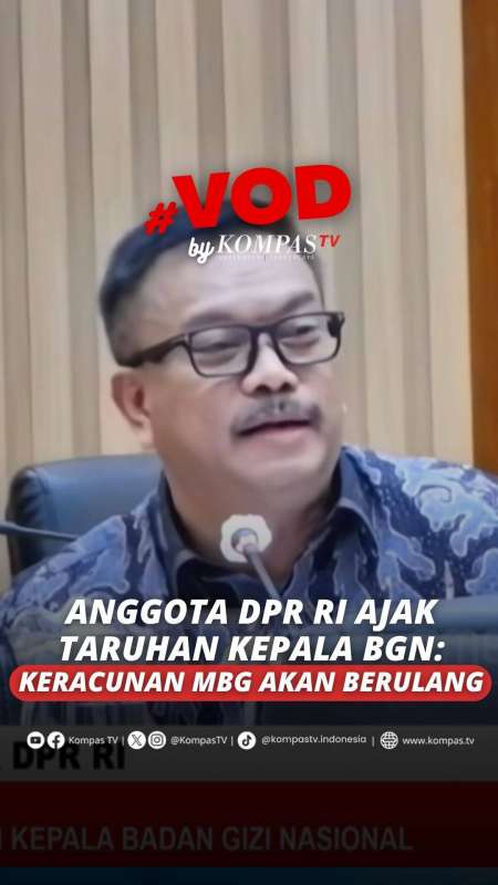 Anggota DPR RI Ajak Taruhan Kepala BGN: Keracunan MBG Akan Berulang, Salah Desain