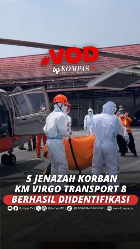 5 Jenazah Korban KM Virgo Transport 8 Berhasil Diidentifikasi, Ini Daftarnya