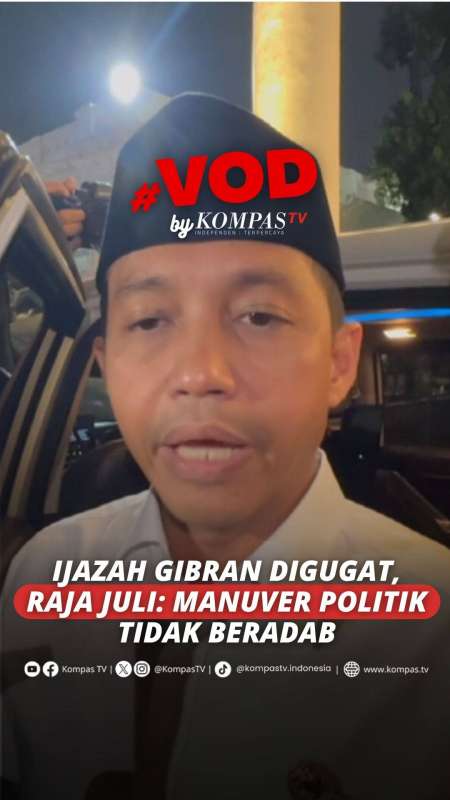 Ijazah Gibran Digugat Ke MK, Raja Juli: Manuver Politik Tidak Beradab