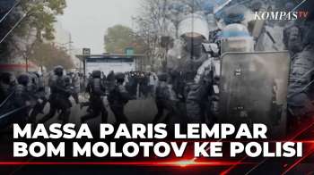 Lempar Bom Molotov ke Polisi, Demo Biaya Hidup dan Pendidikan di Paris Berakhir Bentrok | SAPA MALAM