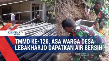 TMMD Ke-126, Asa Warga Desa Lebakharjo Setelah Puluhan Tahun Sulit Dapatkan Air Bersih