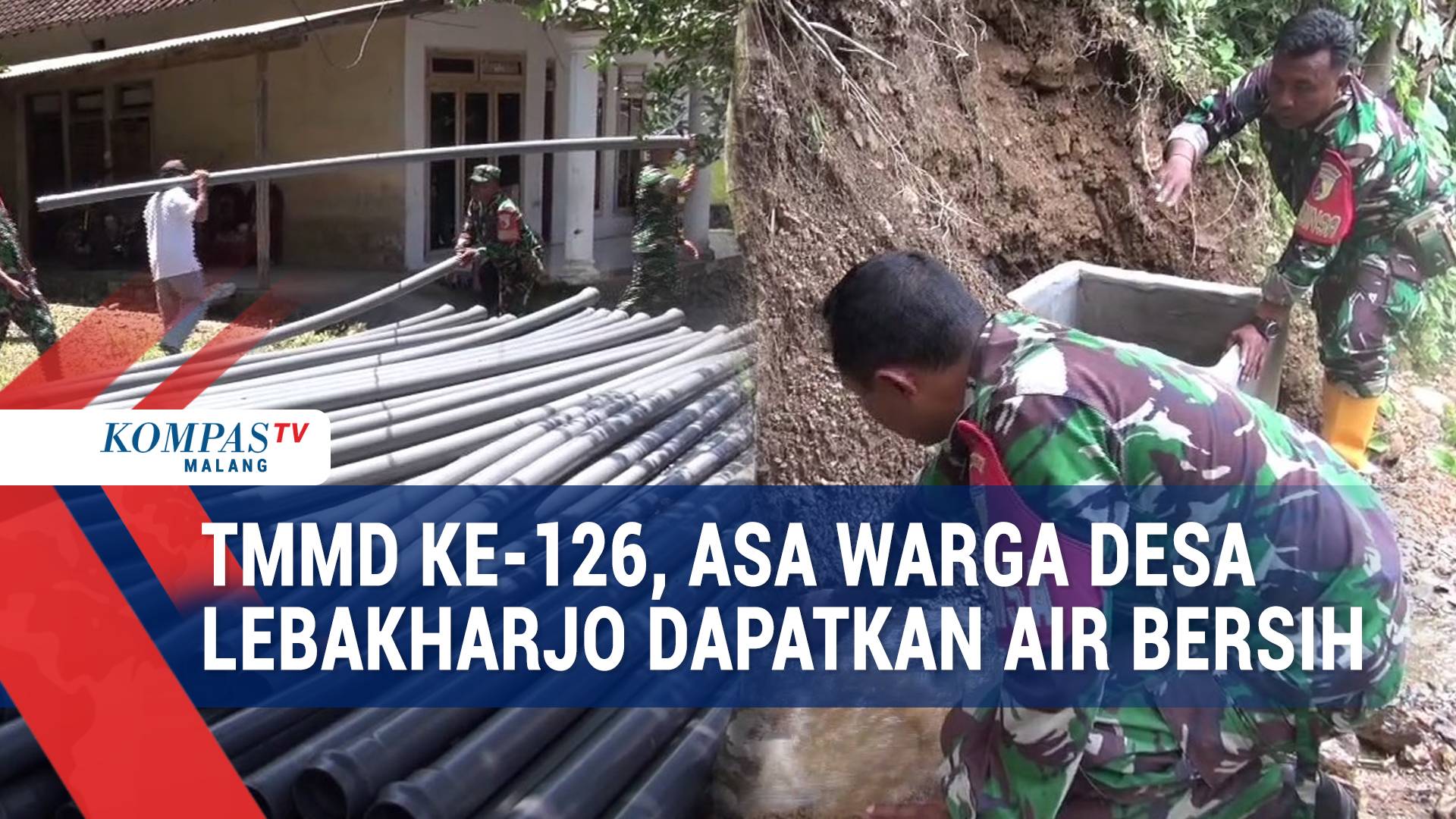 TMMD ke-126, Asa Warga Desa Lebakharjo Setelah Puluhan Tahun Sulit Dapatkan Air Bersih