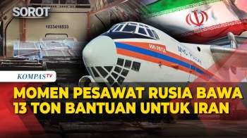 Momen Pesawat Rusia Angkut 13 Ton Bantuan Untuk Iran Lewat Azerbaijan