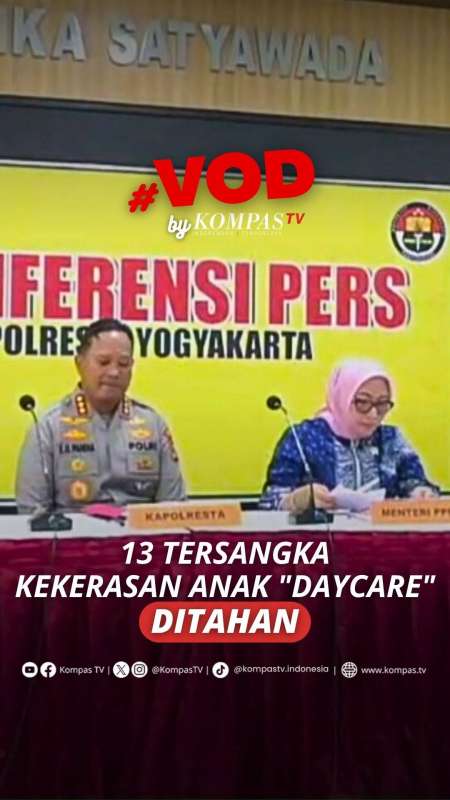 13 TERSANGKA KEKERASAN ANAK DAYCARE DITAHAN