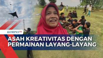 Kreatif! Siswa MTsN Madiun Buat Layang-Layang Unik dari Bambu & Tas Kresek