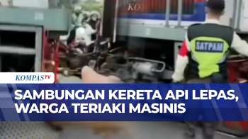 Aksi Heroik Warga Hentikan Kereta Api, Rangkaian Gerbong Nyaris Lepas Saat Akan Melaju | BERUT