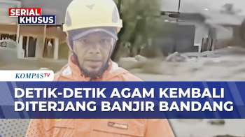 Detik-Detik Banjir Bandang Kembali Terjang Maninjau Agam, Tim SAR Evakuasi Ibu Hamil | SAPA SIANG