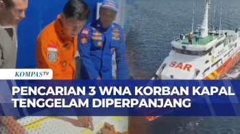Basarnas Perpanjang Masa Pencarian 3 WNA Korban Kapal Tenggelam di Labuan Bajo | KOMPAS MALAM