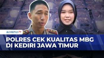 Polres Kediri Kota Tinjau Program Makan Bergizi Gratis Di TK Bhayangkari 41 | KOMPAS SIANG