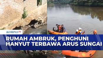 Rumah Di Bandung Ambruk, Penghuni Hanyut Terbawa Arus Sungai | INDONESIA UPDATE