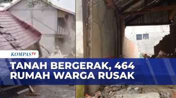Potret Rumah Warga yang Terdampak Tanah Bergerak di Tegal | BERITA UTAMA