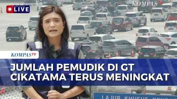Puncak Mudik, Jumlah Kendaraan Lewati Gerbang Tol Cikatama Terus Meningkat | 18 MARET 2026