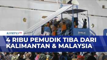 Pemudik dari Kalimantan & Malaysia Tiba di Pelabuhan Nusantara Kota Parepare | KOMPAS MALAM