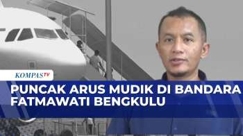 Penumpang Padati Bandara Fatmawati Bengkulu di Puncak Arus Mudik | SAPA MALAM