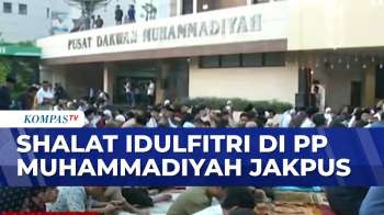 Kantor PP Muhammadiyah Gelar Shalat Idulfitri | INDONESIA UPDATE