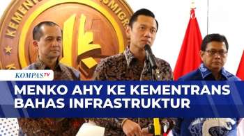 Menko AHY Kunjungi Kementrans Bahas Soal Infrastruktur Pembangunan | JMP