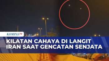Sistem Pertahanan Udara Iran Aktif! Kilatan Cahaya di Langit Teheran, Serangan Terjadi?