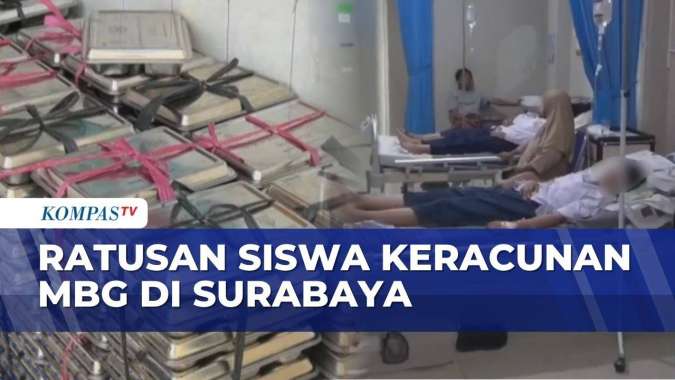 Situasi Ratusan Siswa dari 12 Sekolah di Surabaya Keracunan Usai Santap MBG | KOMPAS SIANG